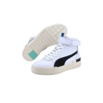 Puma High-Top Strap Sneakers - White/Black